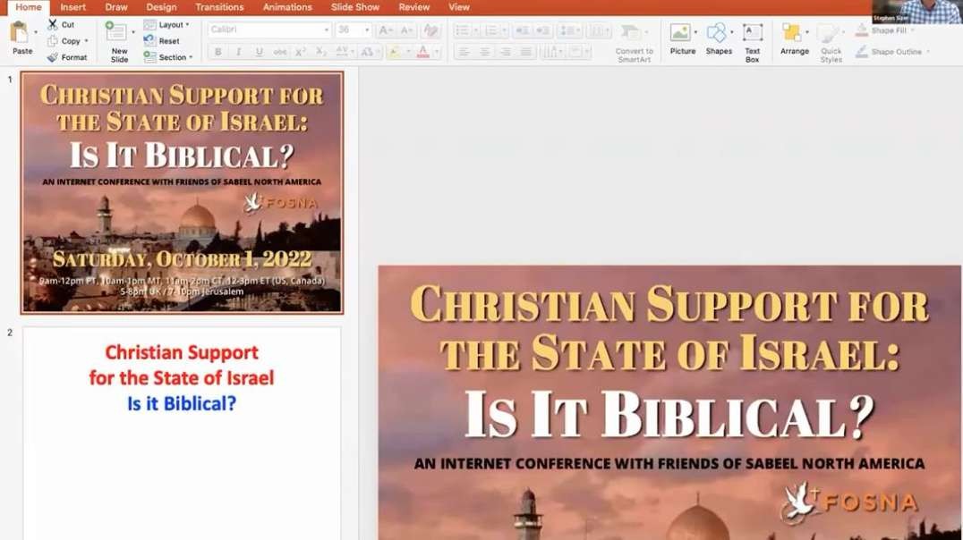 Christian Zionism Ideology is it in The Bible - Christian Support for the State of Israel Stephen Sizer.mp4