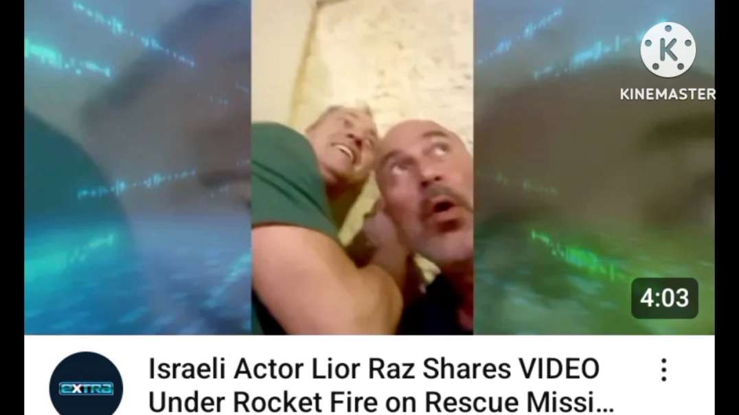 Israeli actor is under rocket fire in Israel they are behind us Hollywood supports us lol