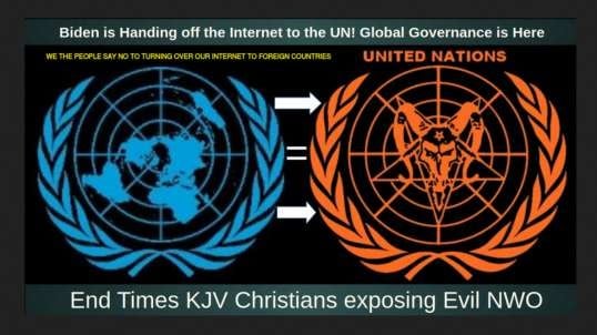 BIDEN IS HANDING OFF THE INTERNET TO THE UN! GLOBAL GOVERNANCE IS HERE