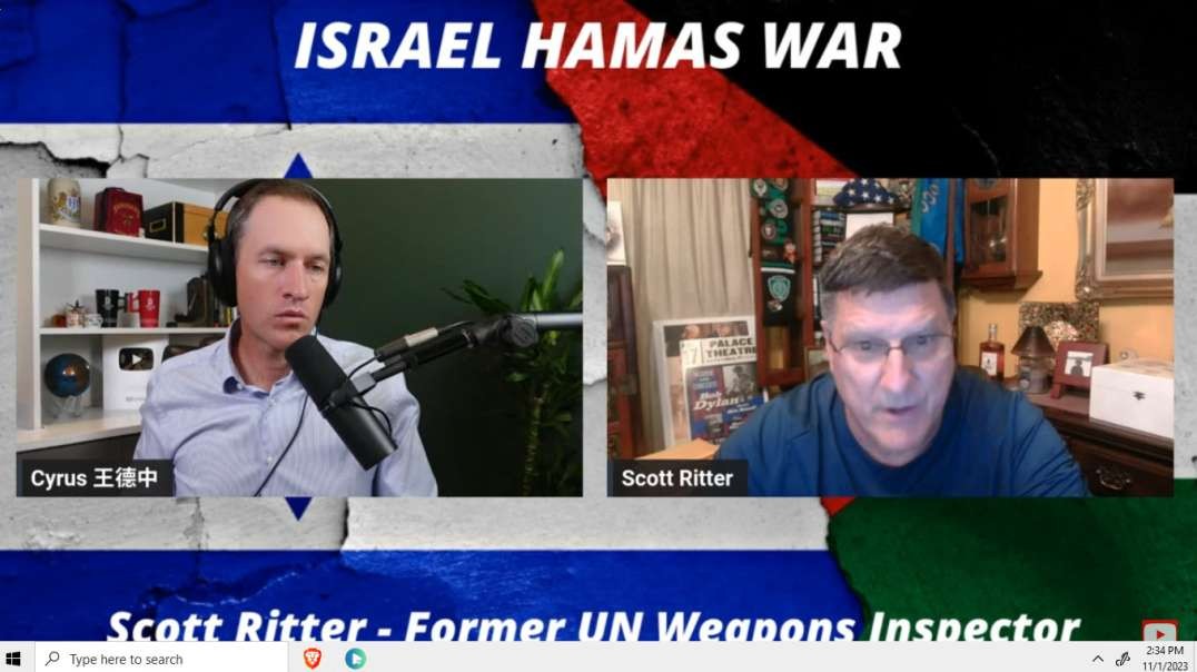 US Marine Corps Officer Scott Ritter Reveals TRUTH About Israel War