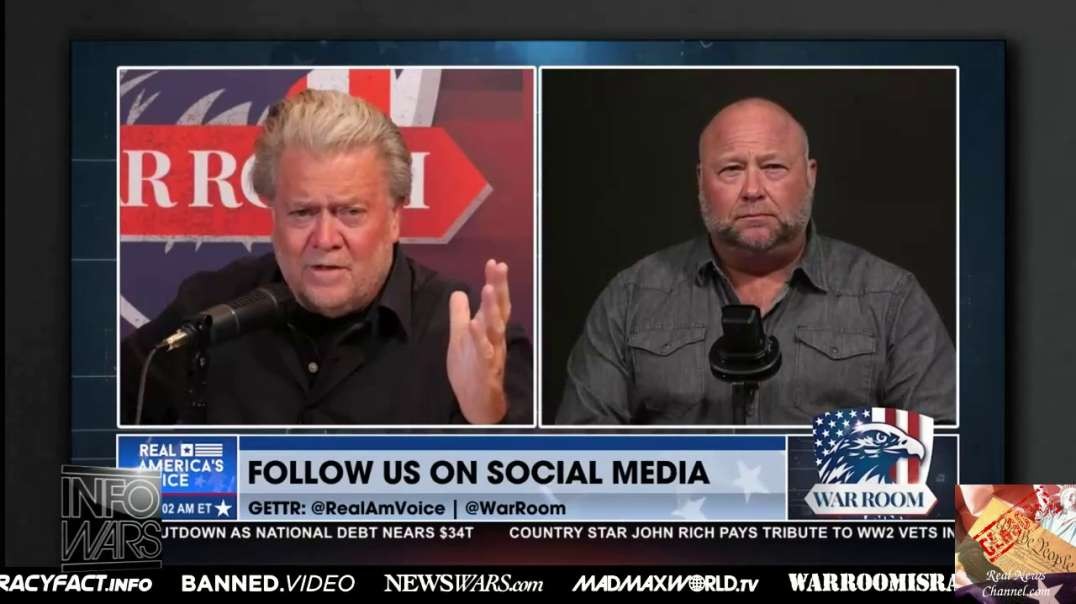 Will You Stand With GOD and Save Yourself! Steve Bannon and Alex Jones Expose the America's Elite!
