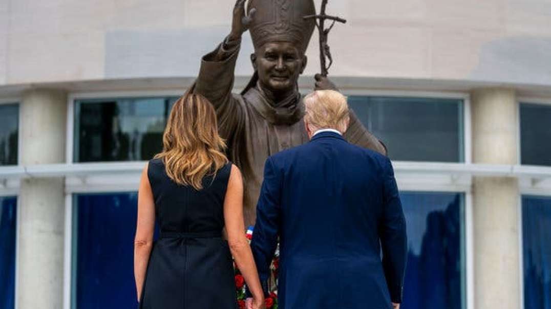 Did Trump Just Bow To A Dead Pope's Shrine?