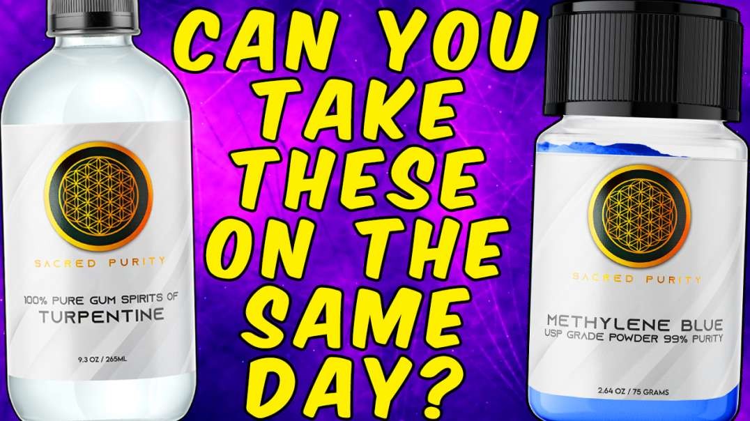 Can You Take Turpentine and Methylene Blue on the Same Day?