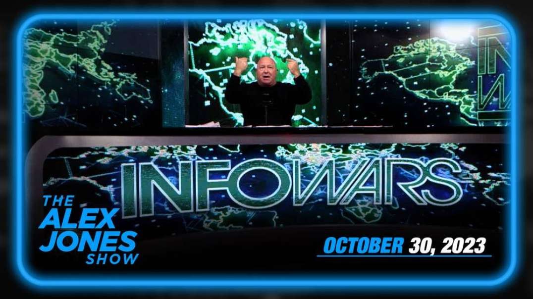 Emergency Broadcast: Globalists Rush to Launch WW3 & Martial Law Ahead of Mass Awakening That mRNA COVID Jabs Attack Immune System, Cause Blood Clots – MONDAY FULL SHOW 10/30/23