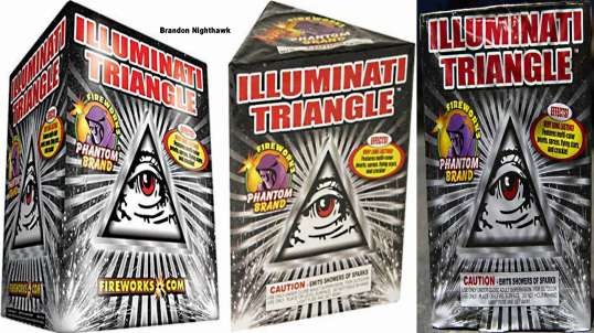 Illuminati Triangle Fountain by Phantom Fireworks!