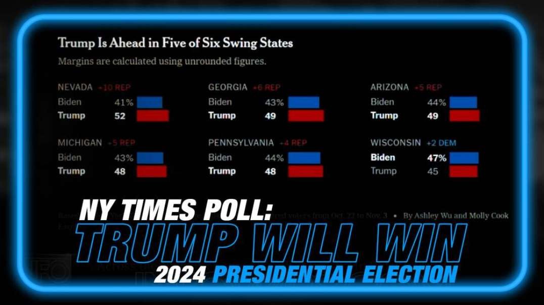 NY Times Poll Indicates Trump Will Win the 2024 Presidential Election