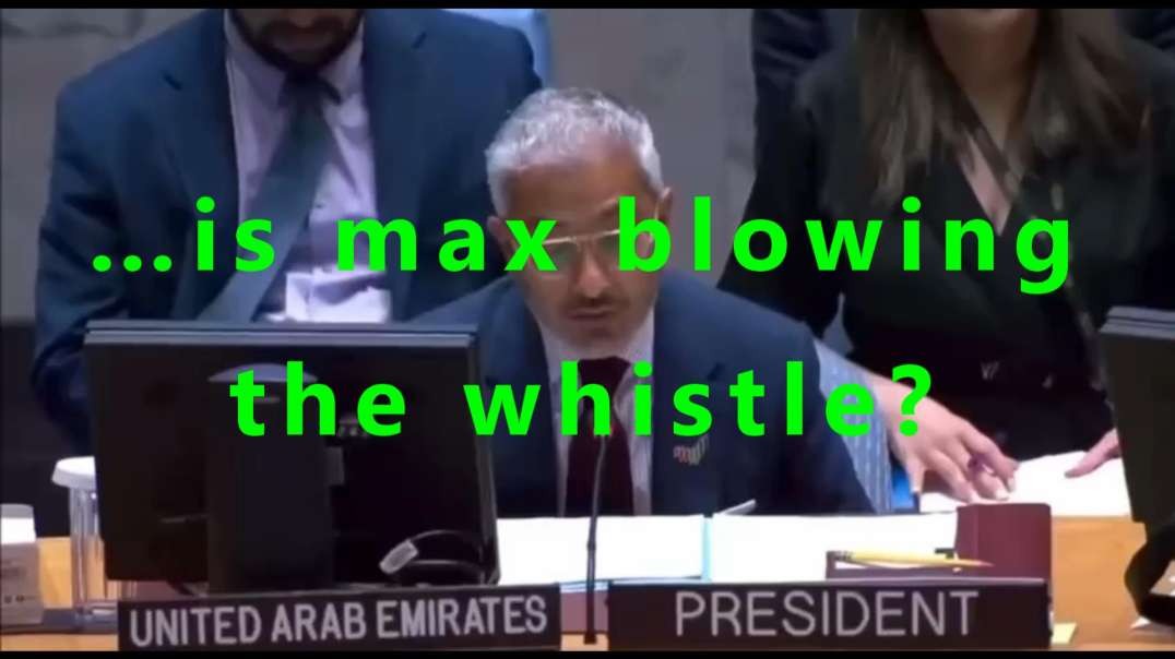 …is max blowing the whistle?