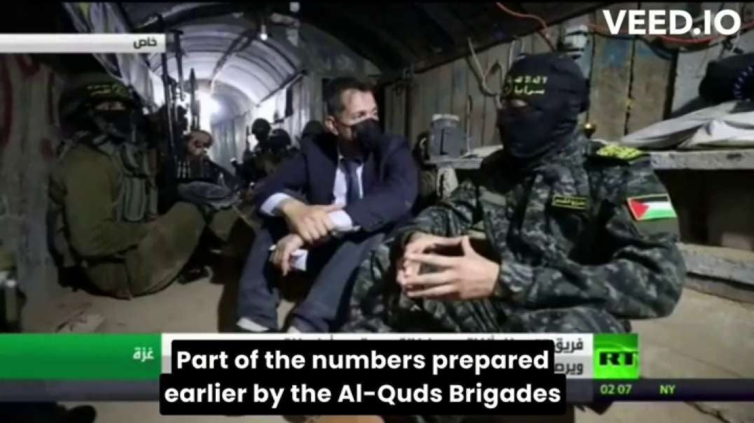 Israeli i mean lol Hamas underground tunnels while Palestinian civilians getting blown to bits above