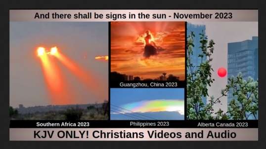 And there shall be signs in the sun - November 2023