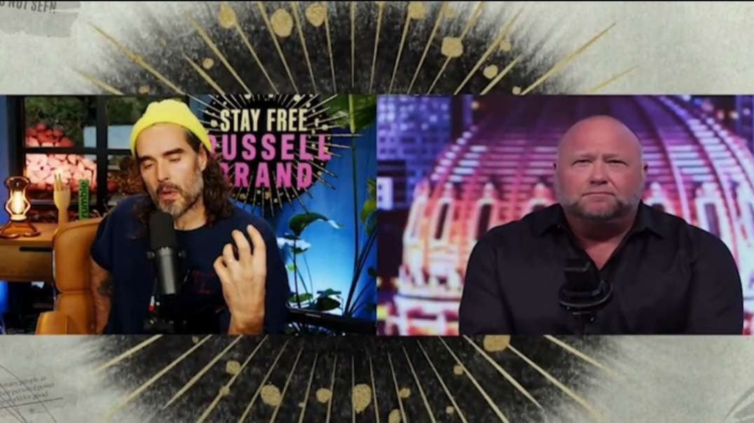 Alex Jones - “We Are At The END!” - Stay Free With Russell Brand (Part 1)