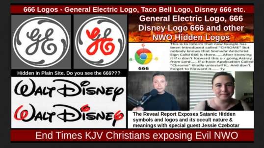 666 Logos - General Electric Logo, Disney 666 etc.- Guest Jessie Czebotar decodes occult symbols