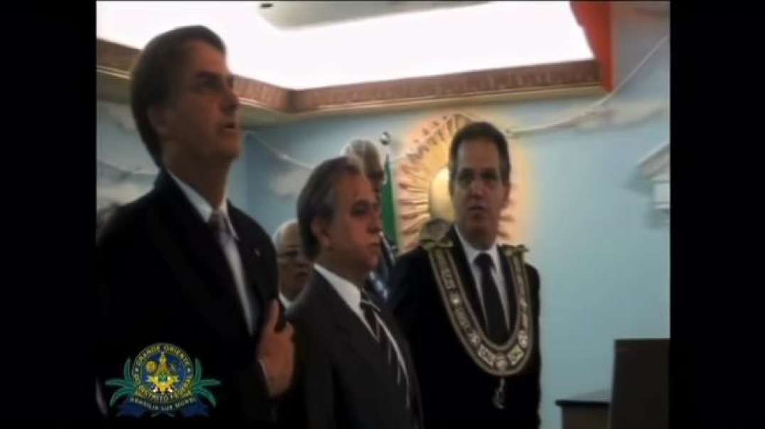 Bolsonaro, the President of  Brazil, caught inside a Masonic Lodge