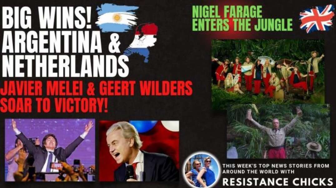 WINS! Argentina's Libertarian Javier Milei & Netherlands' Firebrand  Geert Wilders Soar to Victory!