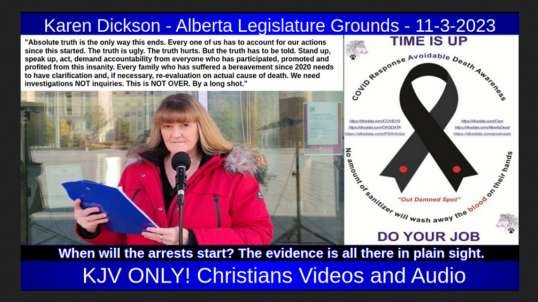 Karen Dickson - Alberta Legislature Grounds - 11-3-2023