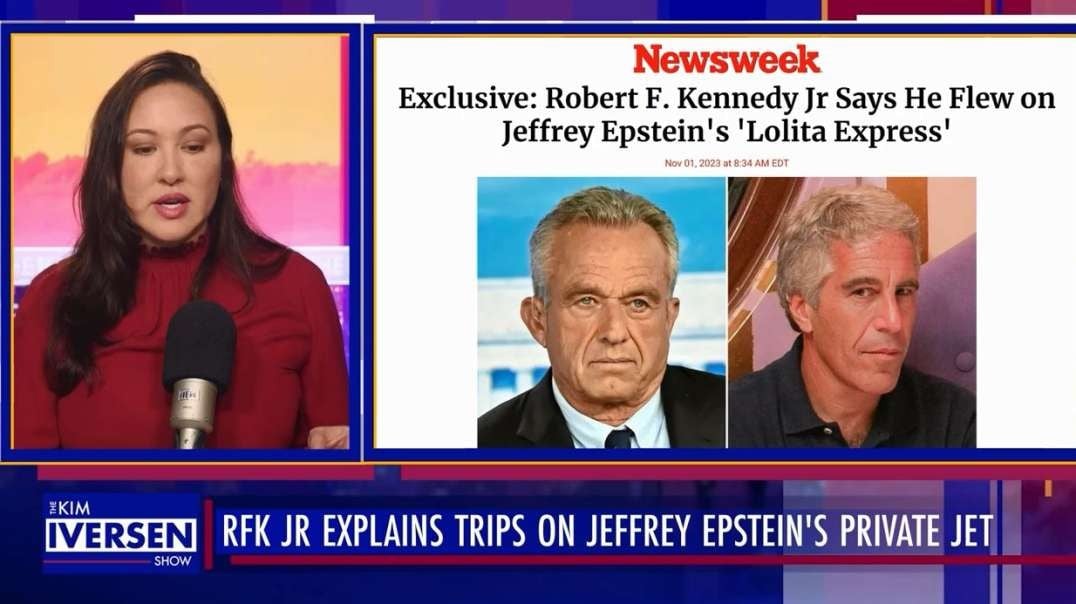 Israel Gaza War RFK Jr Explains His Two Trips On Jeffrey Epsteins Lolita Express kimiversen.mp4
