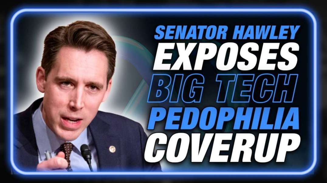 Breaking Bombshell- US Senate Exposes Big Tech Pedophile Protection Network
