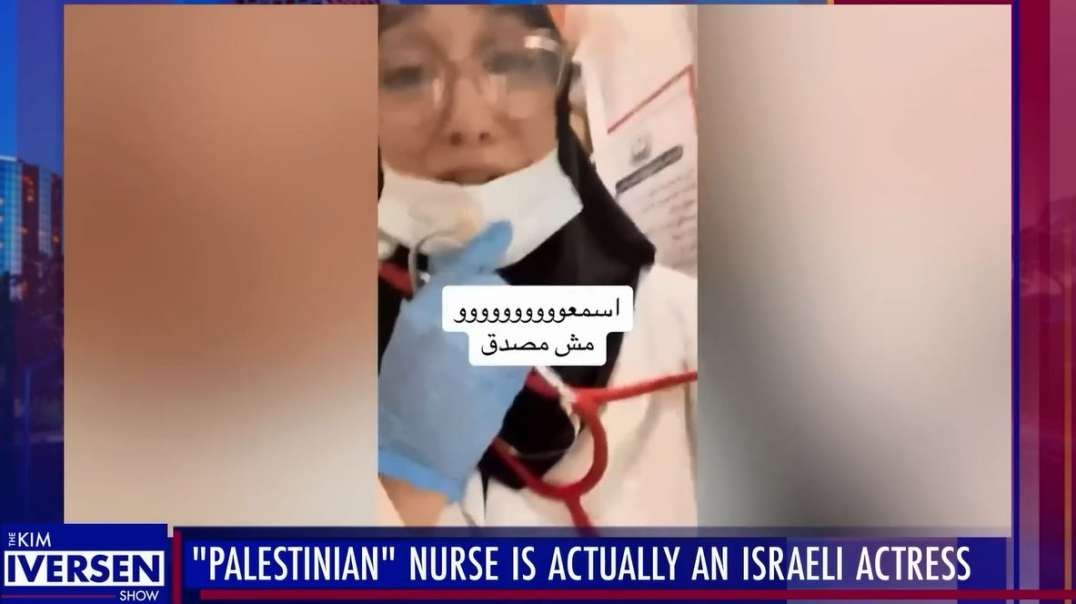 Israel LIES EXPOSED Israeli Actress Deceptively POSES As Palestinian Nurse kimiversen.mp4