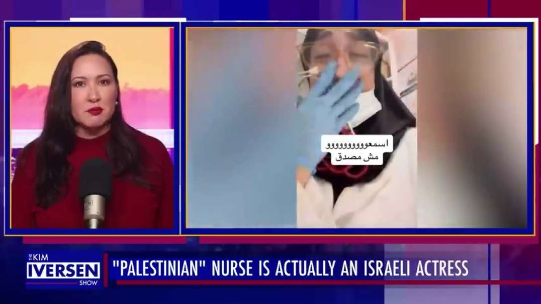 Israel LIES EXPOSED Again - Israeli Actress Deceptively POSES As Palestinian Nurse kimiversen
