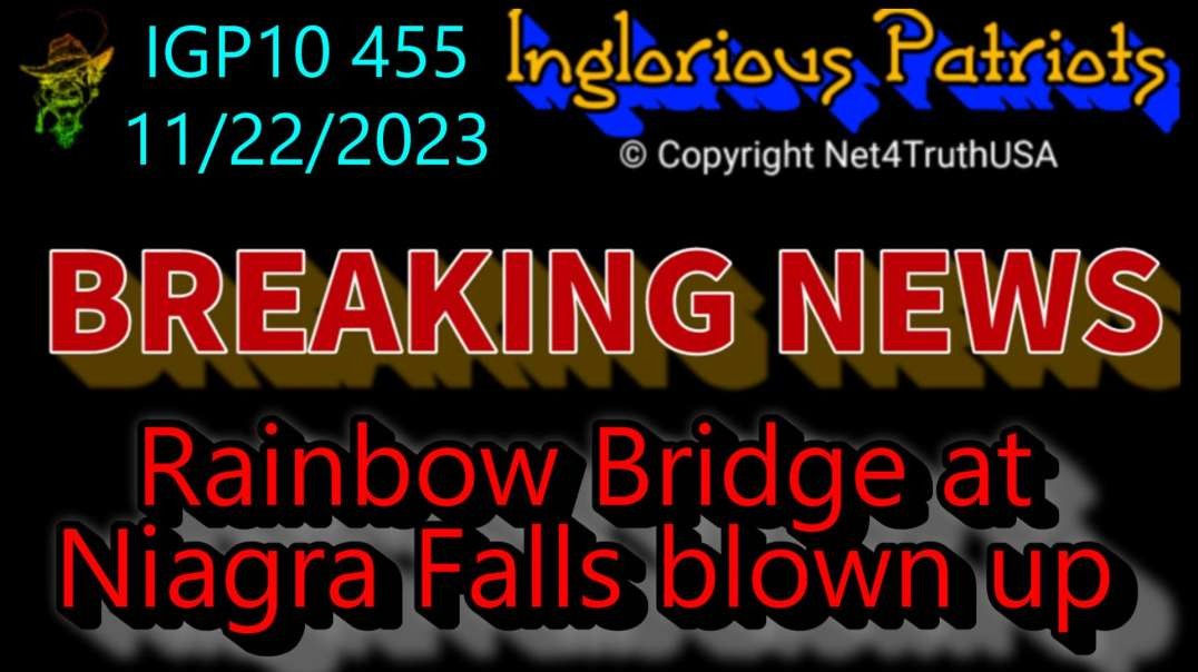 IGP455 - Rainbow Bridge at Niagra Falls blown up.mp4