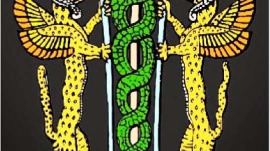 People of the Serpent on Snake Skin