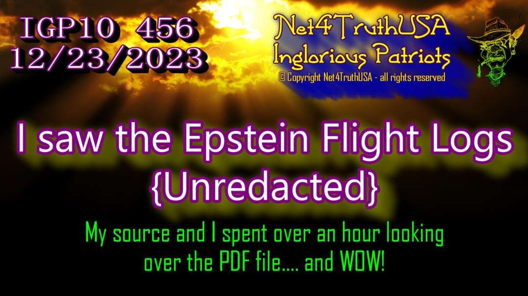 IGP10 456 - I saw the Epstein Flight Logs {Unredacted}.mp4