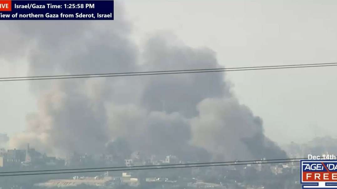 Israel Gaza War Dec 14th Ground Activity Explosions 720am - 506pm.mp4