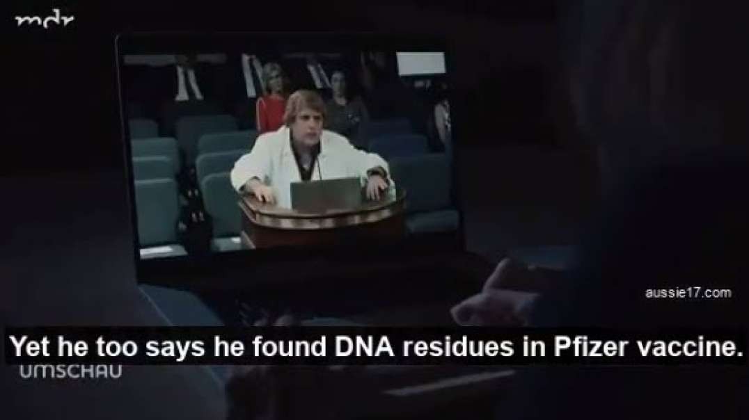 German TV MDR covers DNA Contamination in all Pfizer COVID-19 mRNA Vaccines