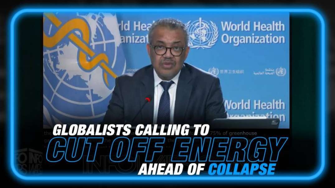 VIDEO- See the Globalists Calling to Cut Off Energy Ahead of Collapse