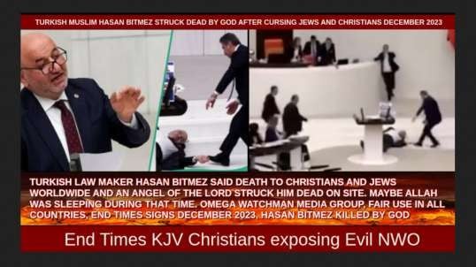 TURKISH MUSLIM HASAN BITMEZ STRUCK DEAD BY GOD AFTER CURSING JEWS AND CHRISTIANS DECEMBER 2023