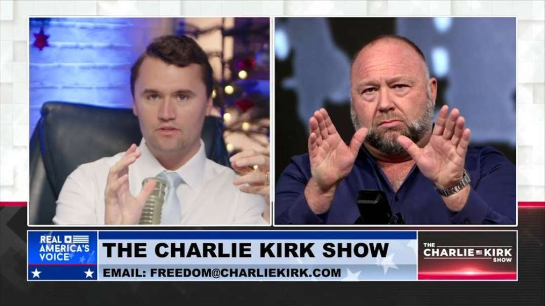 MUST SEE Interview- Alex Jones And Charlie Kirk Reveal The Secrets Of The Fourth Turning