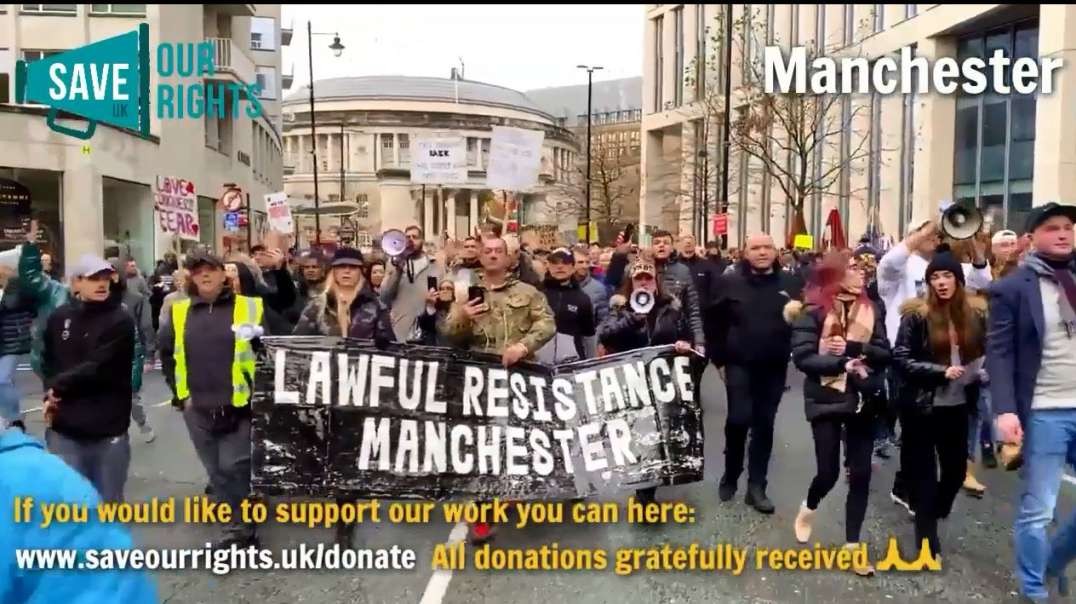 3yrs ago 12-12-20 Manchester England UK Covid-19 Protest Lockdowns Masks  Restrictions.mp4