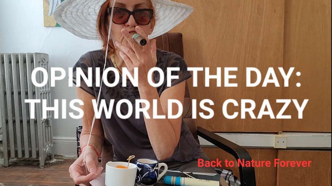 Opinion of the Day: THIS WORLD IS CRAZY