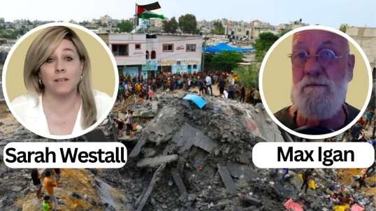 The Zionist Jews Grand Plan for Stealing Gaza with Max Igan and Sara Westall