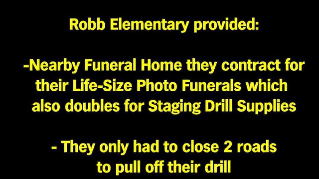The robb elementary school and Funeral Home ties