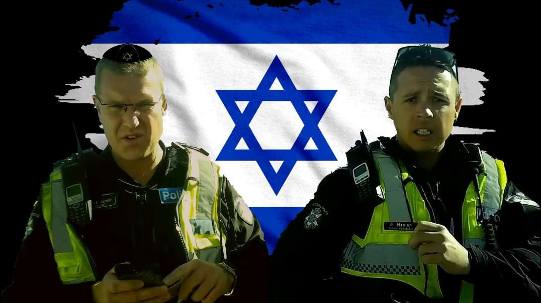 Police waiting for the target Jewish run organised stalking a worldwide program & false flag hoaxes