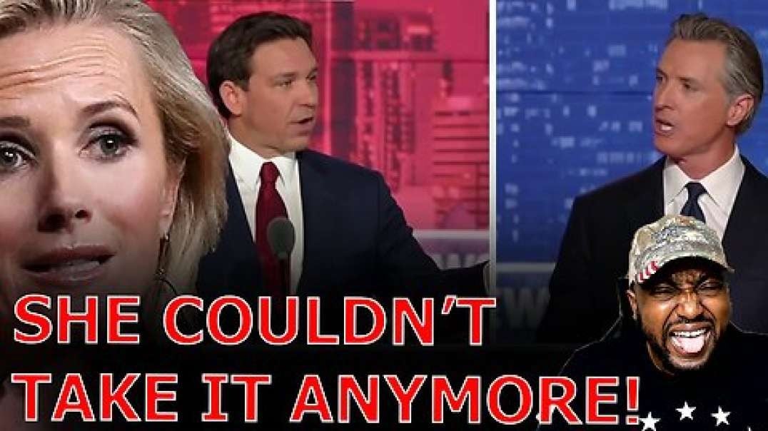 Gavin Newsom's WIFE FORCED HIM To QUIT Fox News Debate Against Ron DeSantis After Getting Spanked! (Black Conservative Perspective)