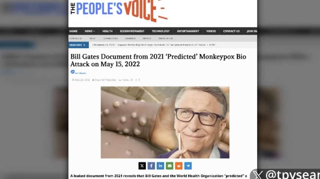 Bill Gates Insider Boasts BILLIONS Will Die in 2024 PLANdemic
