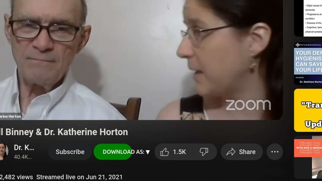 Bill Binney and Dr. Horton Have Married Their Efforts To Expose NWO Takeover Technology