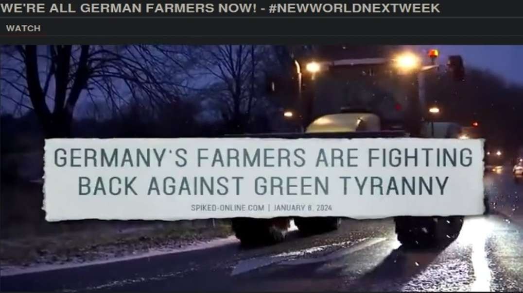 German Farmers Fight NWO-Luciferians(Better Help or Eat Soylent Green)