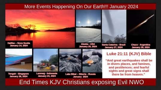 More Events Happening On Our Earth!!! January 2024