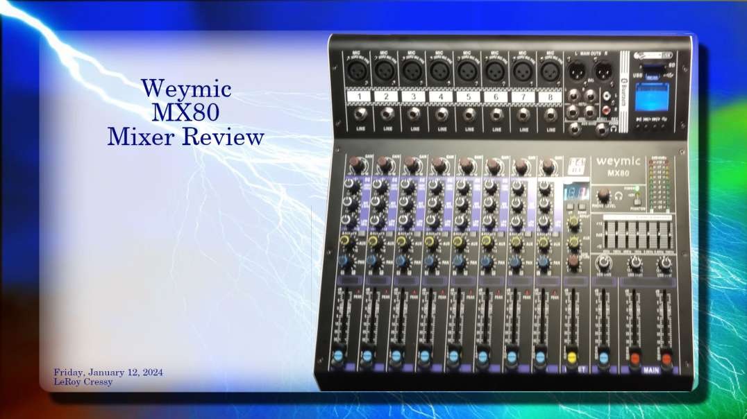 2024-01-12 Weymic MX80 Review