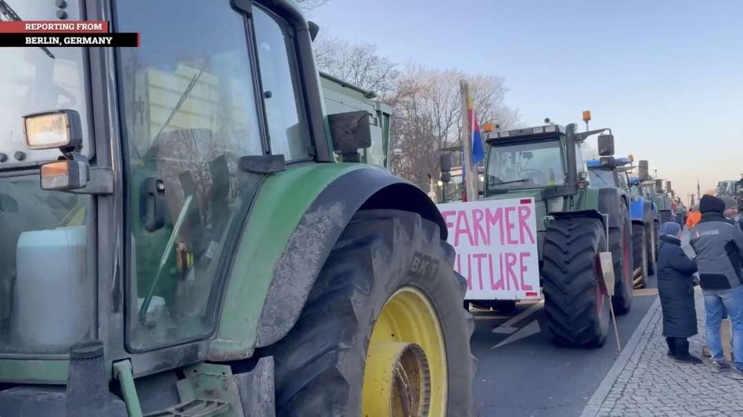 German farmers - no more money to Ukraine -  Redacted News