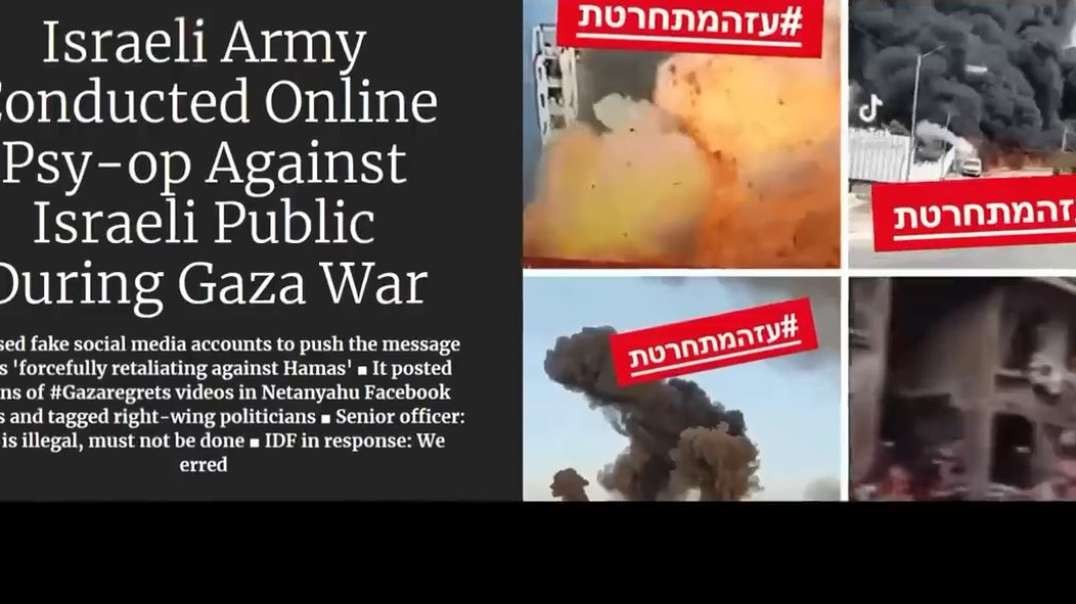 Israel Gaza War Hasbara How Israel Lies About Literally Everything GDF.mp4