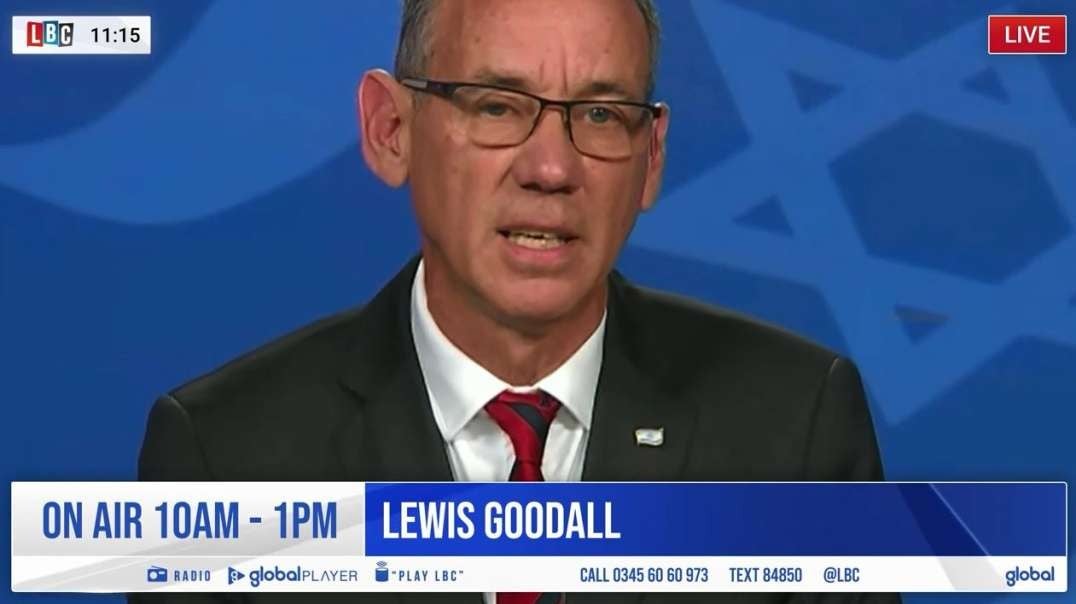 Israel Gaza War Three times Lewis Goodall held Israeli spokesmen to account LBC.mp4