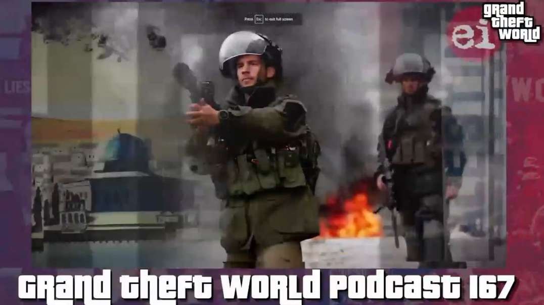 Israel Gaza War GTW Clips5 1-21-24 Grand Theft World Podcast 167 HASBARA CLEANS FROM RIVER TO SEA.mp4