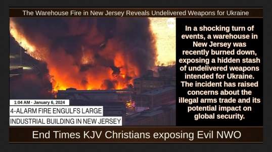The Warehouse Fire in New Jersey Reveals Undelivered Weapons for Ukraine