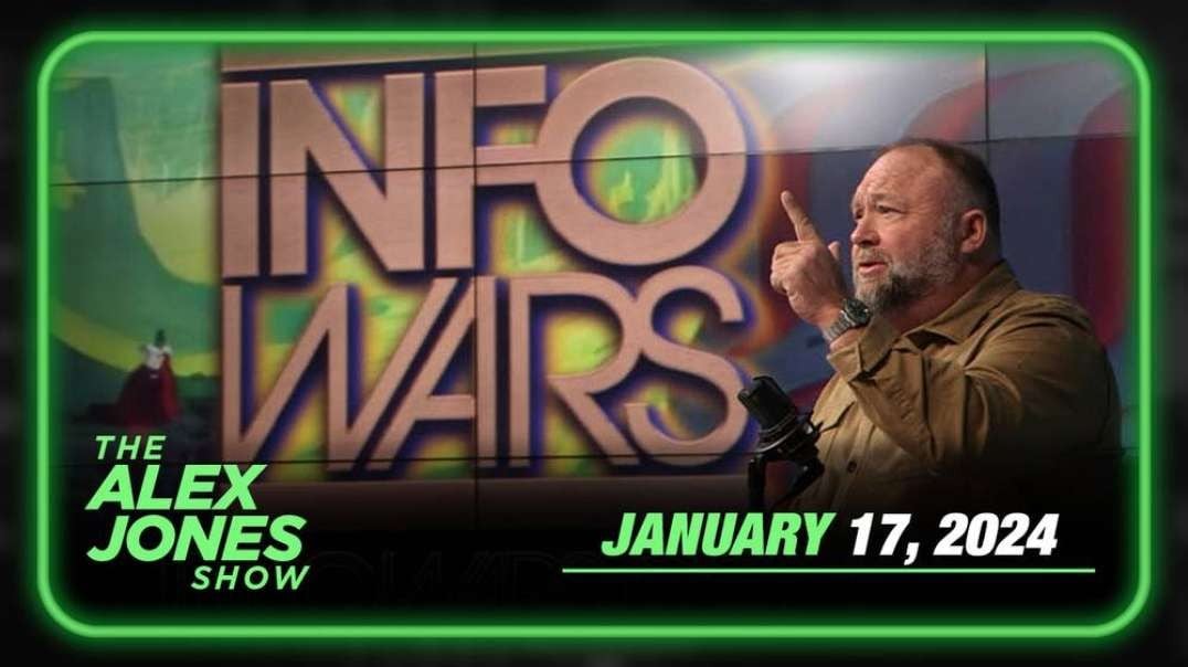 Infowars Has Reporters On-The-Ground In Davos Covering the Globalist Collapse In Real-Time! Plus, Feds Demand Texans STAND DOWN at Southern Border! — FULL SHOW 1/17/24