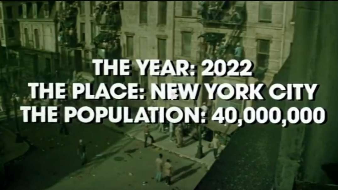 The Film Soylent Green (1973) Setting is 2022 Hunger