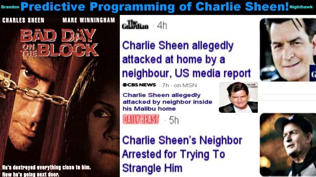 Charlie Sheen Predictive Programming!