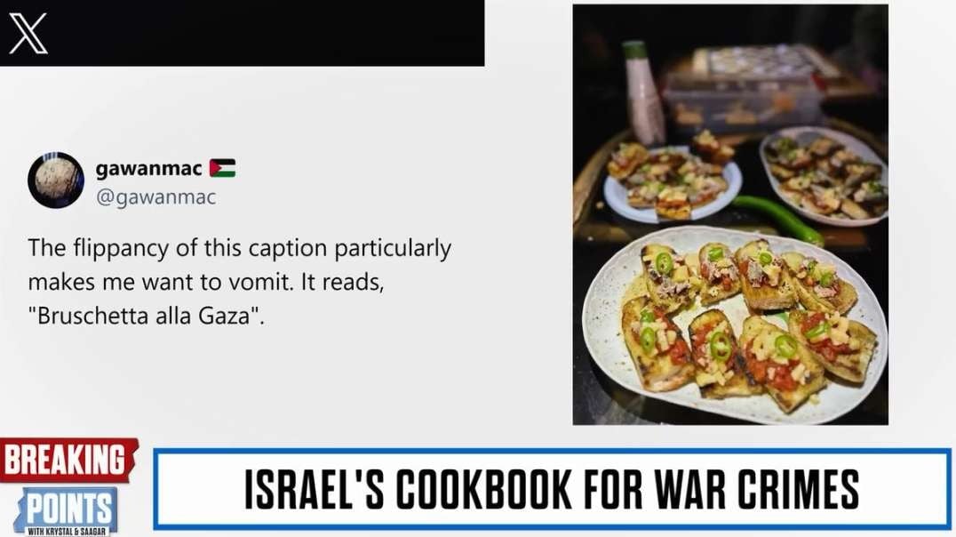 Israel Gaza War VILE! IDF Photoshoot In Kitchens of Starving Gazans breakingpoints.mp4